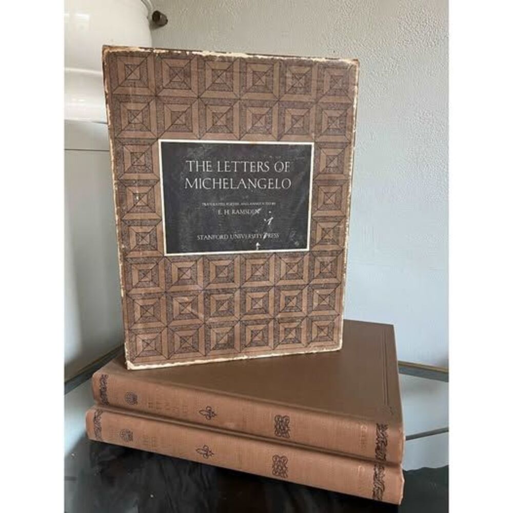 The Letters of Michelangelo Two Volumes Stanford University 1963